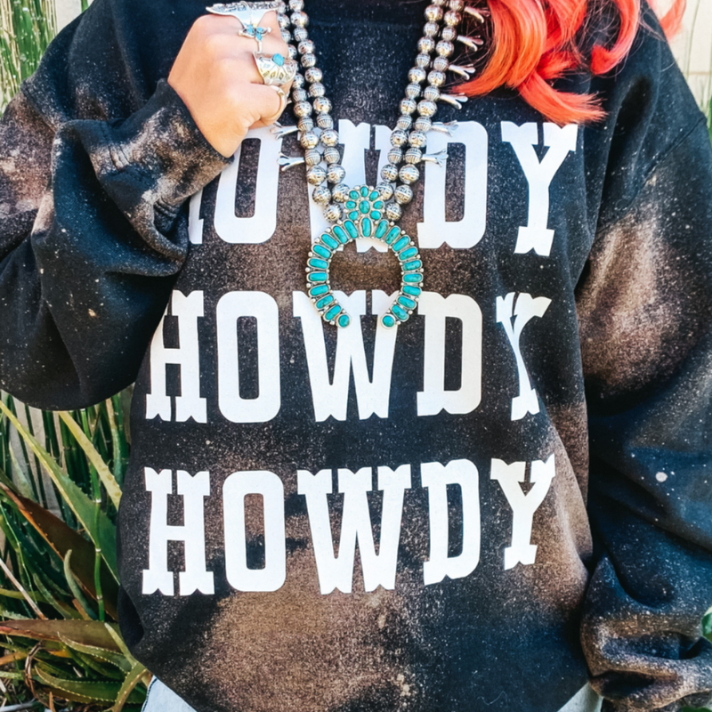 Howdy Bleached Pullover