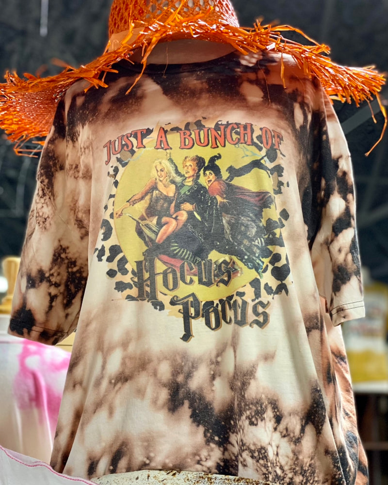 Just a Bunch of Hocus Pocus Charcoal Bleached Tee