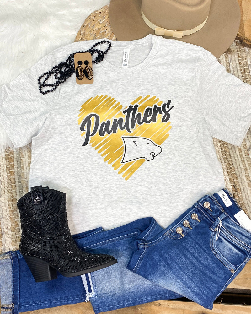 Panthers Heart Tee