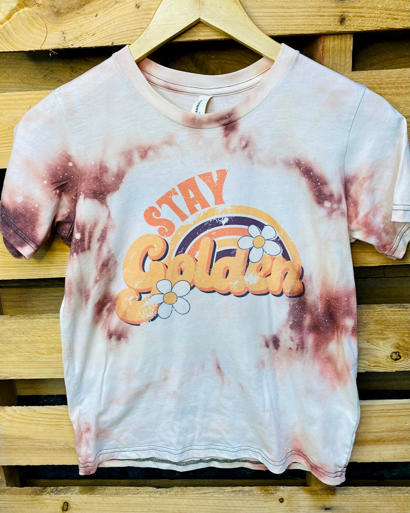 Stay Golden Bleached Tee