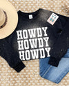 Howdy Bleached Pullover