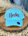 Turquoise Necks Cap