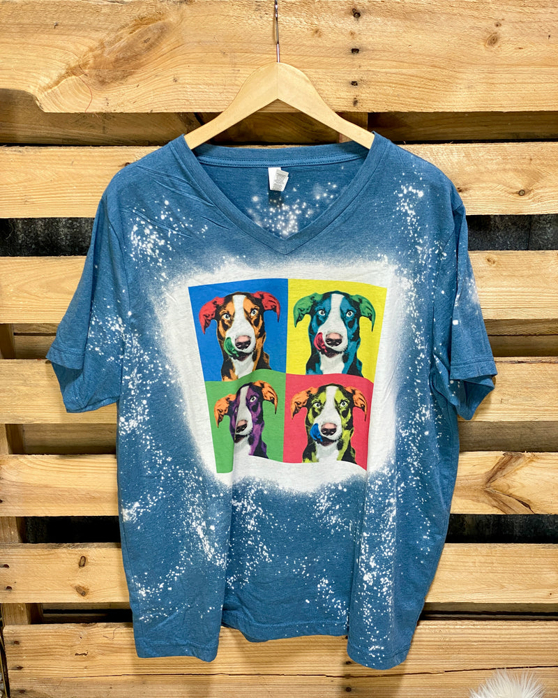Dog Squad Bleached Tee
