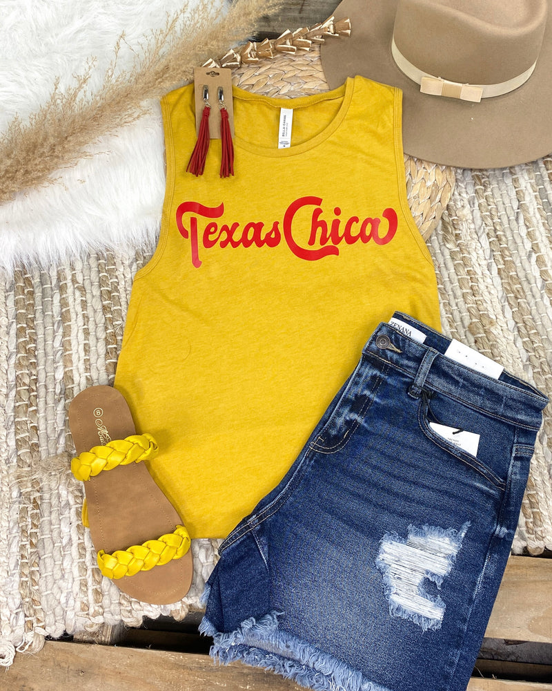 Texas Chica Mustard Tank