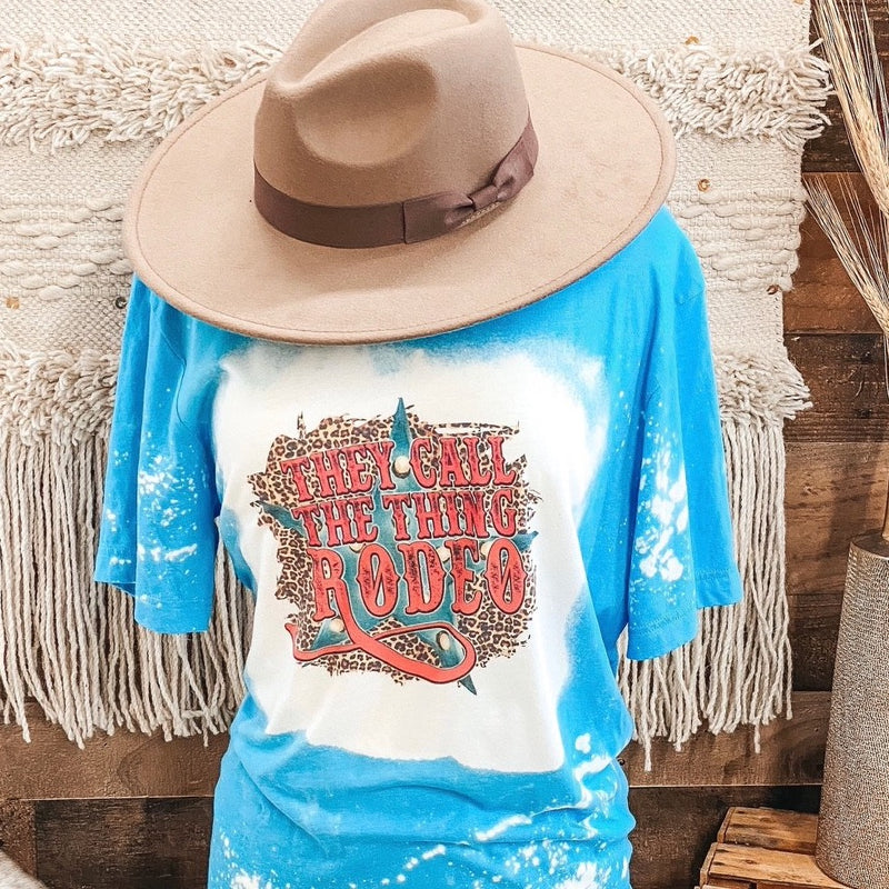 Call The Thing Rodeo Bleached Tee
