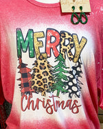 Wild Merry Christmas Tee In Red