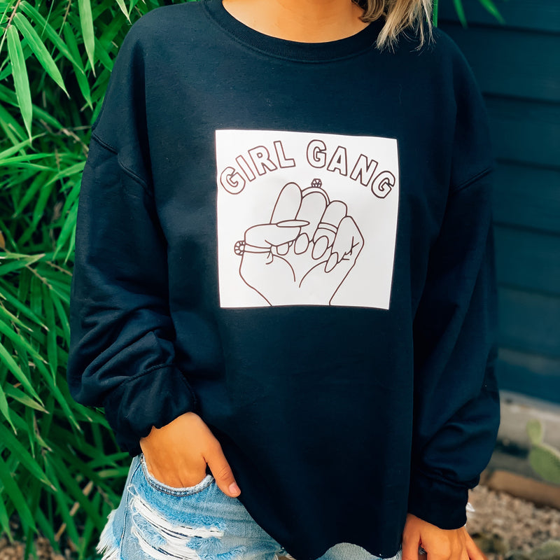Girl Gang Cropped Pullover